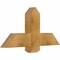 Ekena Millwork Eugene Rough Sawn Timber Gable Bracket, Western Red Cedar, 36"W x 18"H x 4"D x 6"F, 12/12 Pitch GBW036X18X0406EUG00RWR - alternate 3